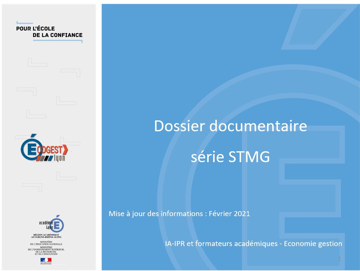 Cadre réglementaire – EcoGest Lyon: Site Economie et Gestion de l