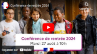 Conférence de presse de rentrée, mardi 27 août 2024